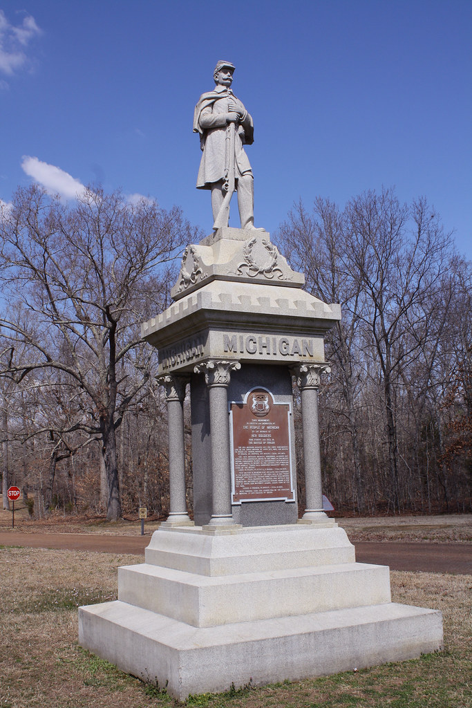 Michigan Monument Shiloh Battlefield Stewart Flickr