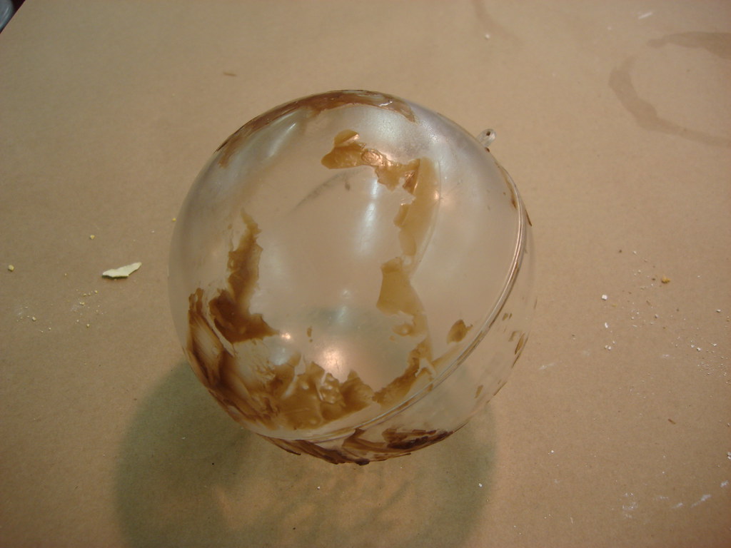 ball mold this is a 5" plastic sphere i got online from a … Flickr
