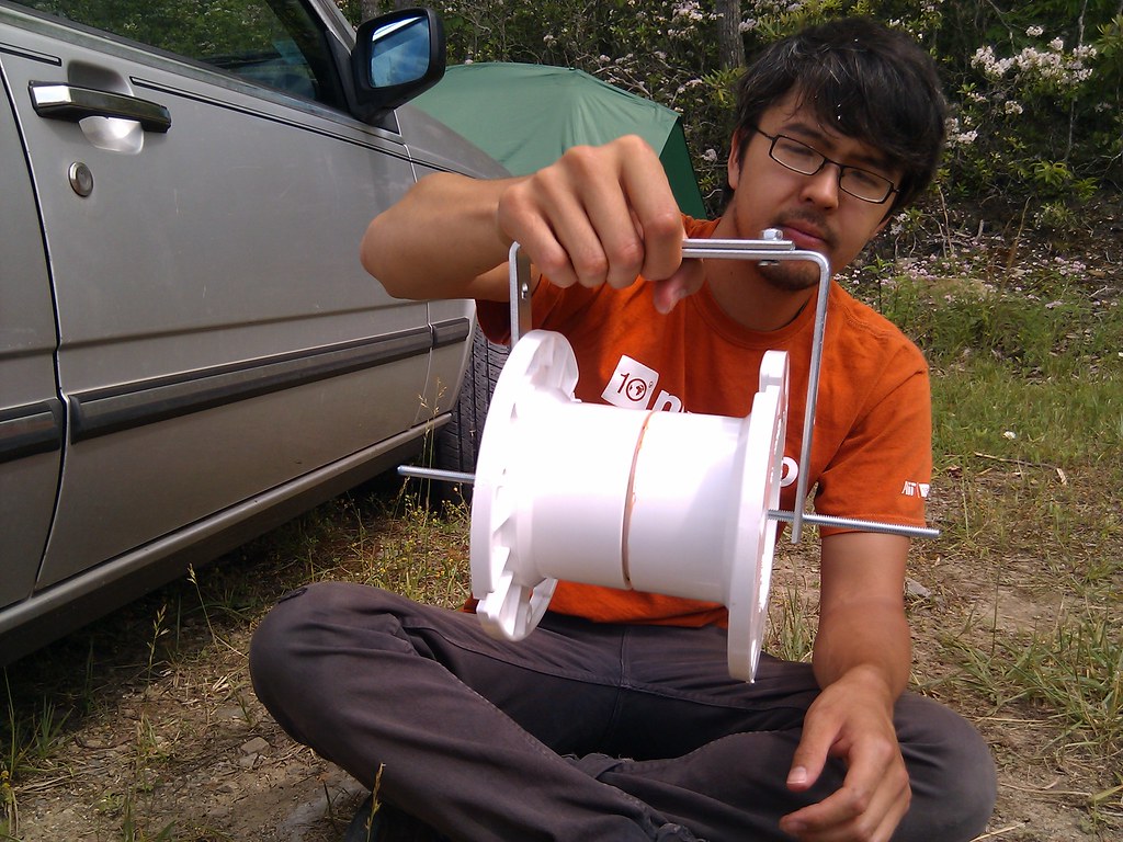 New reel for power drill reels 6000 ft of fishing line! Flickr