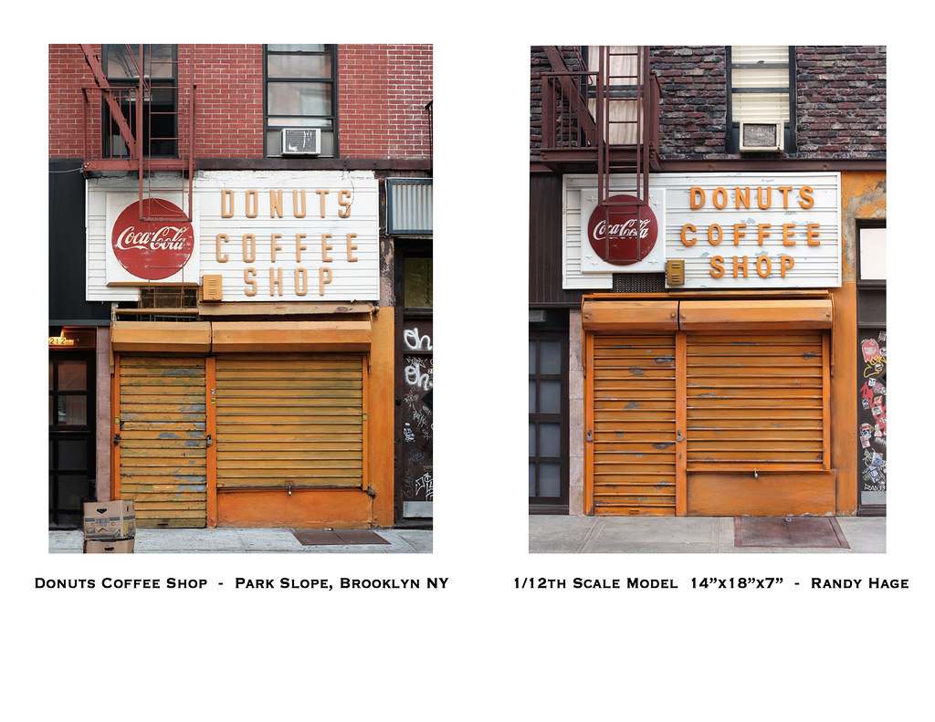 Donuts Coffee Shop Brooklyn NY Real structure and 1/12th… Flickr