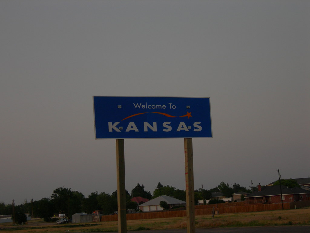 to Kansas On US Hwy 54 at Elkhart, Kansas. Jimmy Emerson