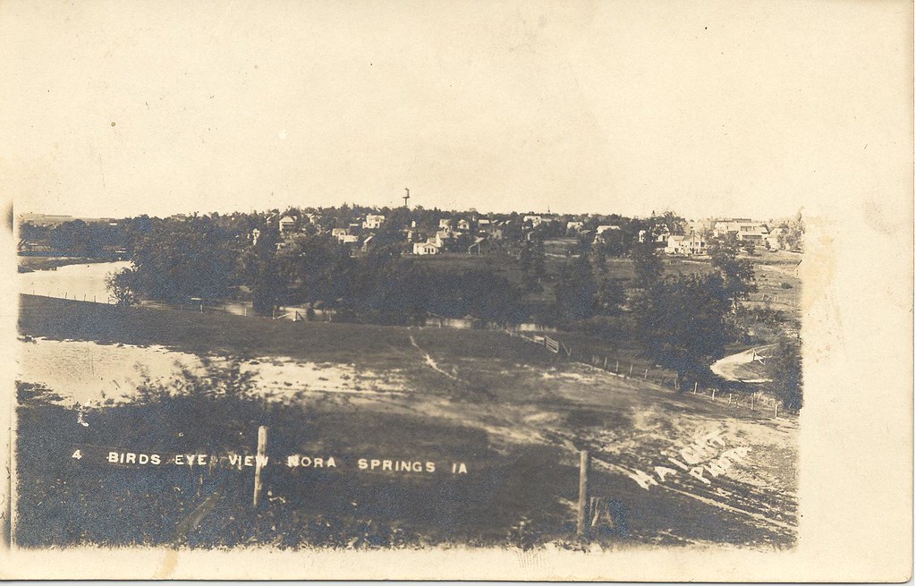 Birds Eye View, Nora Springs IA Waterloo Public Library Flickr