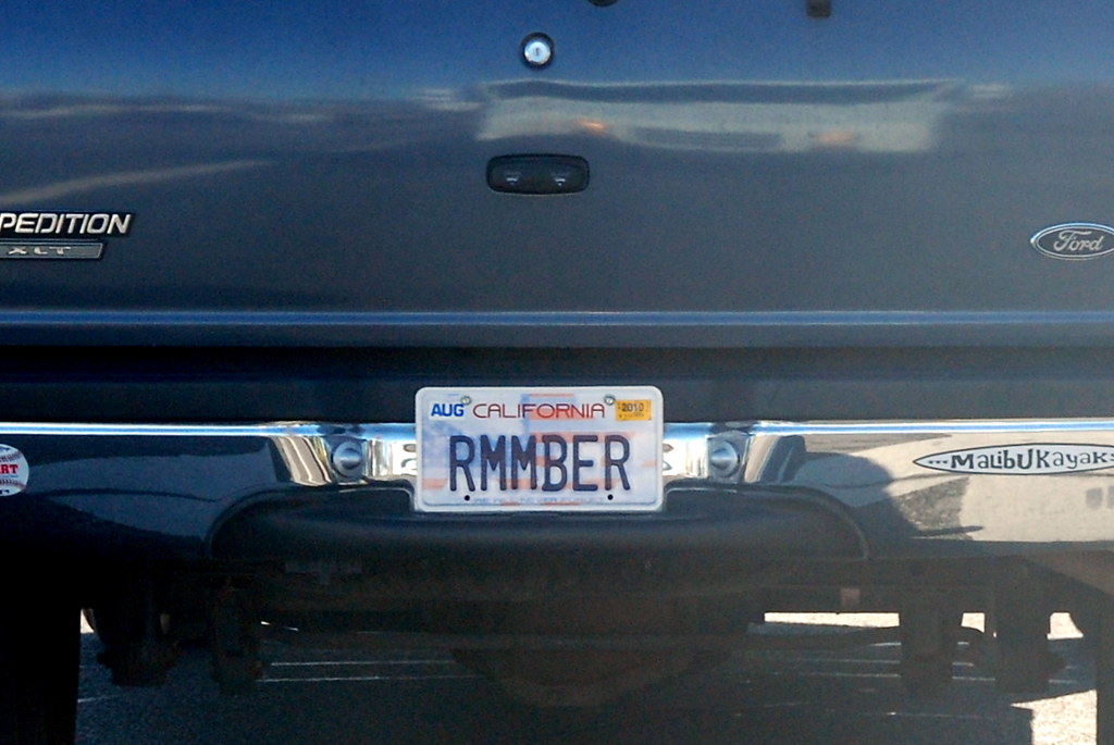 CALIFORNIA PERSONALIZED LICENSE PLATE REMEMBER 9/11 Flickr