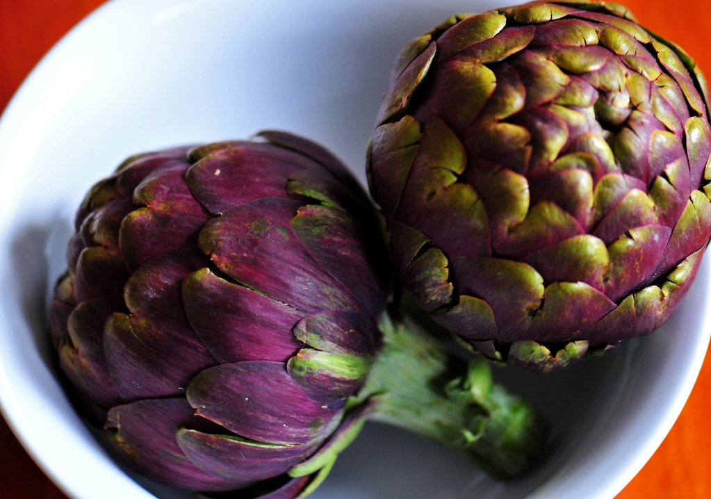 purple artichokes takes2totango Flickr