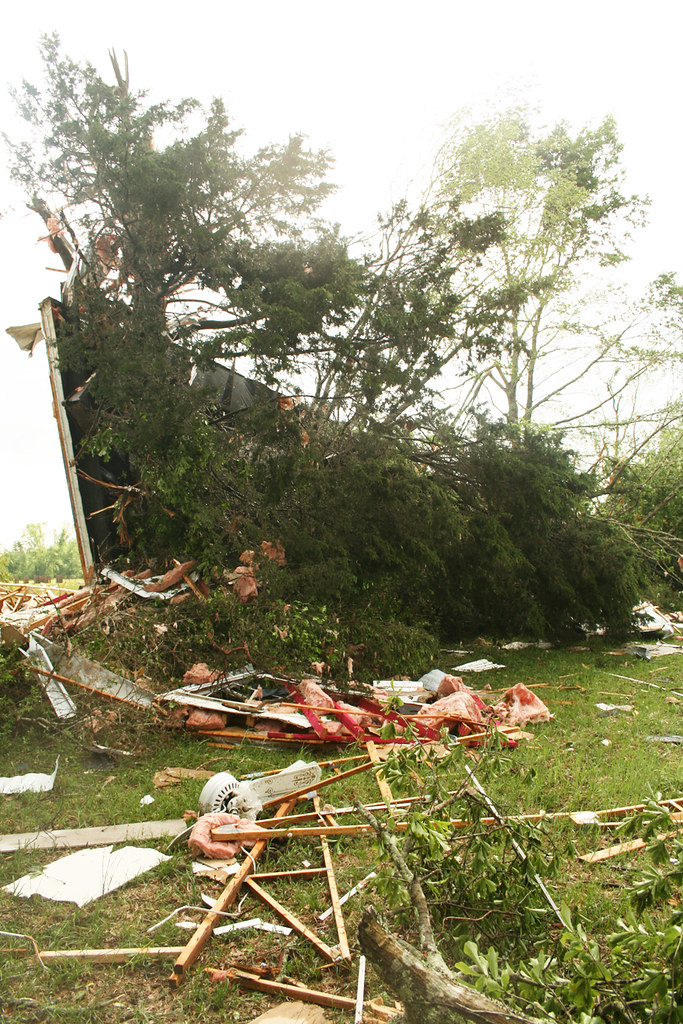Starkville Storm Damage 4 The remains of a mobile home des… Flickr