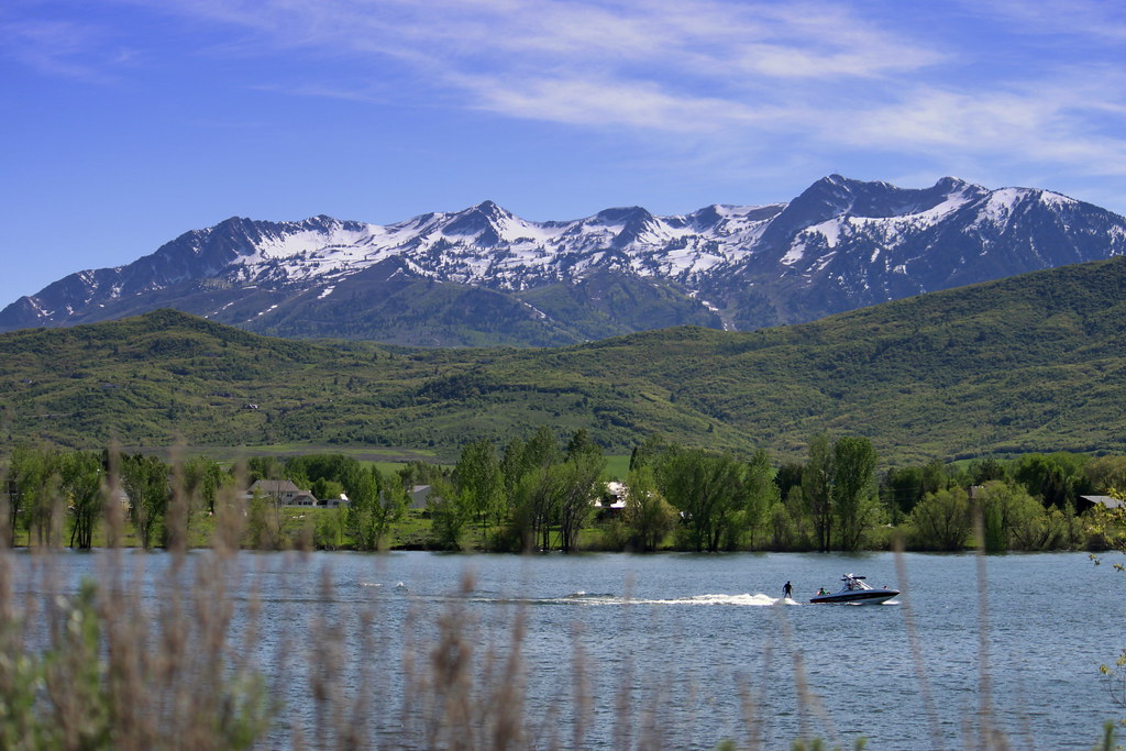 Pineview Reservoir So Beautiful this particular day, remin… Flickr