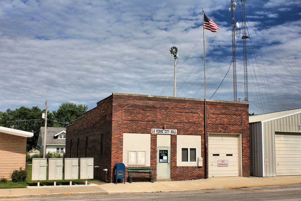 City Hall Lu Verne, IA Tom McLaughlin Flickr