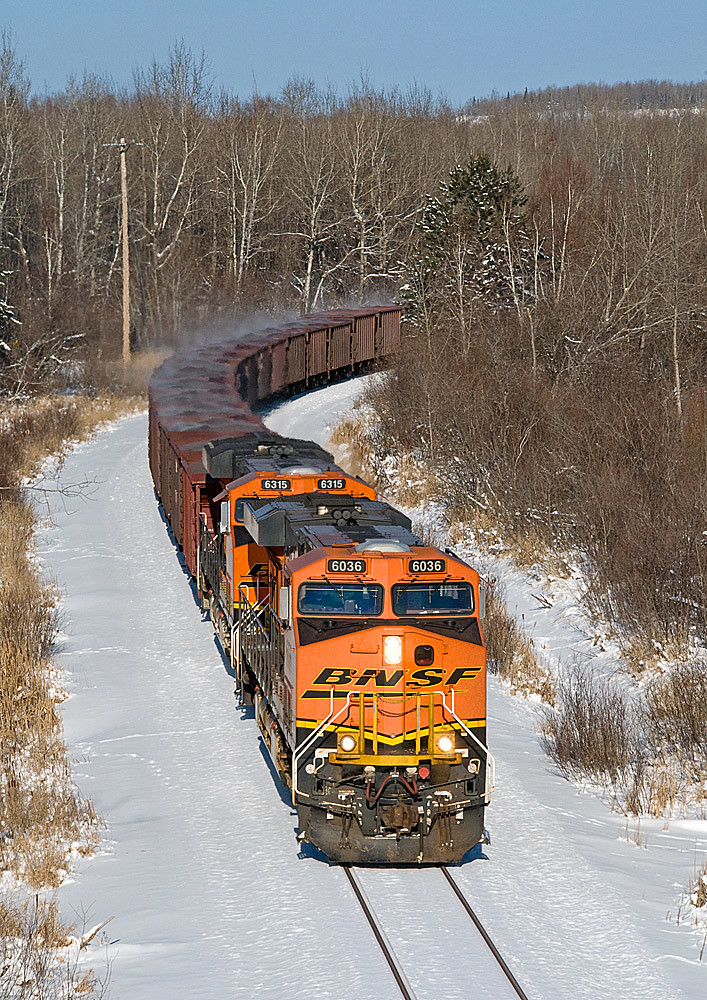 Keetac Loads Highway 169, west side of Keewatin. Dave Schauer Flickr