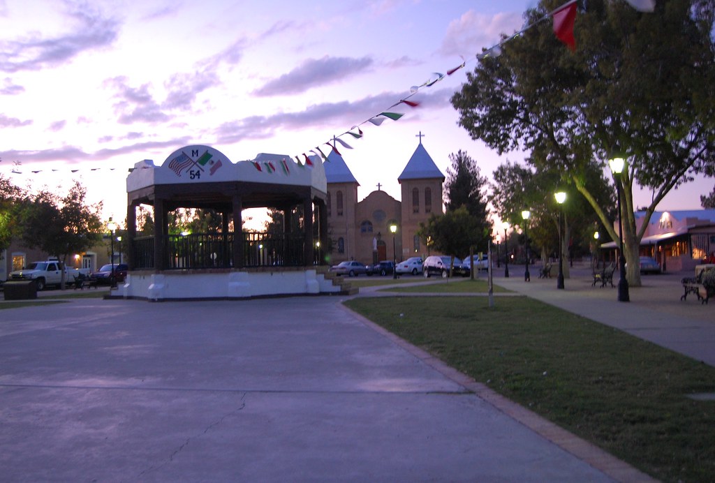 Mesilla Plaza Sunset, Mesilla New Mexico Dave Villa Flickr