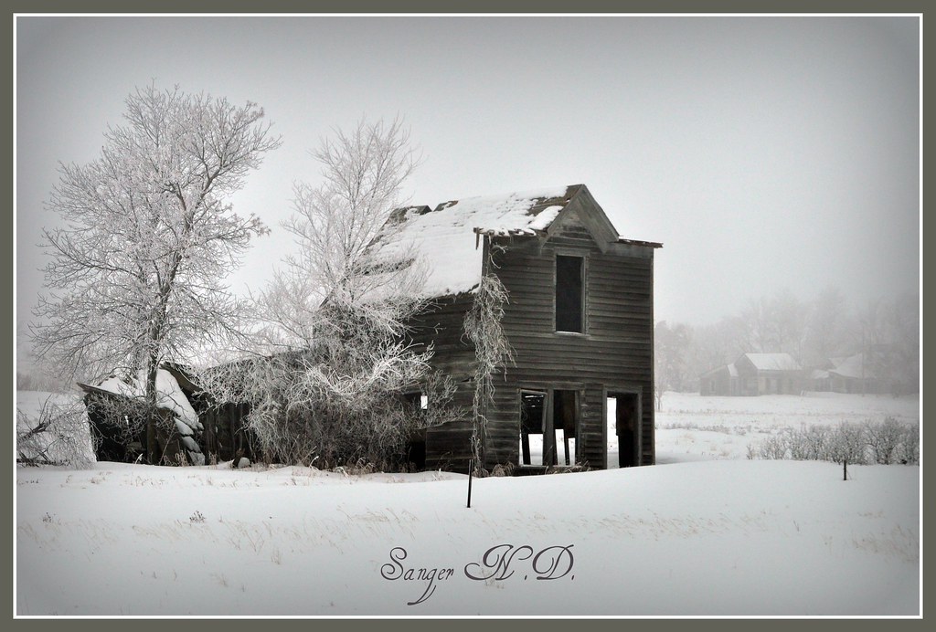 Sanger N.D. This is the small ghost town of Sanger it lays… Flickr