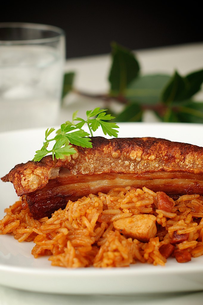 Belly Pork & Jambalaya I just had this for lunch but burnt… Flickr