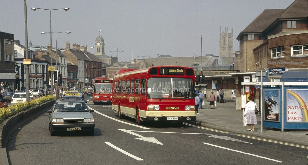 Morledge, Derby, 1992 Trent Leyland Nationals at work in M… Flickr