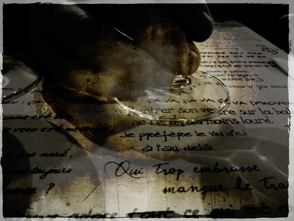 je préfère le vin d'ici à l'audelà !!!! View On Black