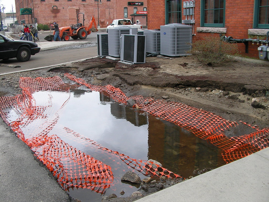 A bit of errosion And the air conditioning compressors loo… Flickr