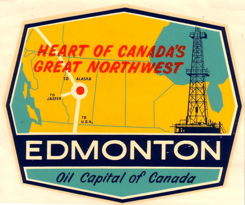 EDMONTON ALBERTA CANADA postcards by Tikiville Flickr