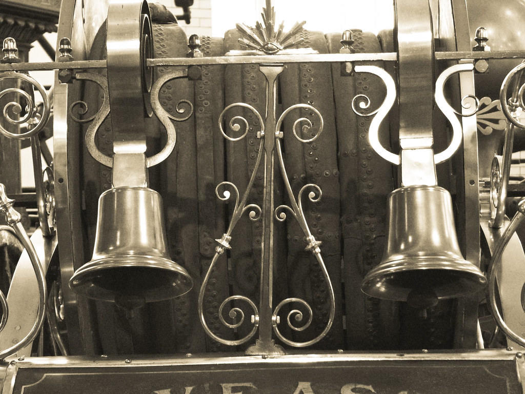 Old Fire Engine Bells Bells on an old fire engine. Flickr