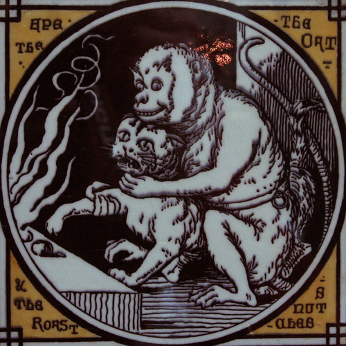 The Ape and the Cat and the Roast Chestnuts Aesop Fable Ja… Flickr