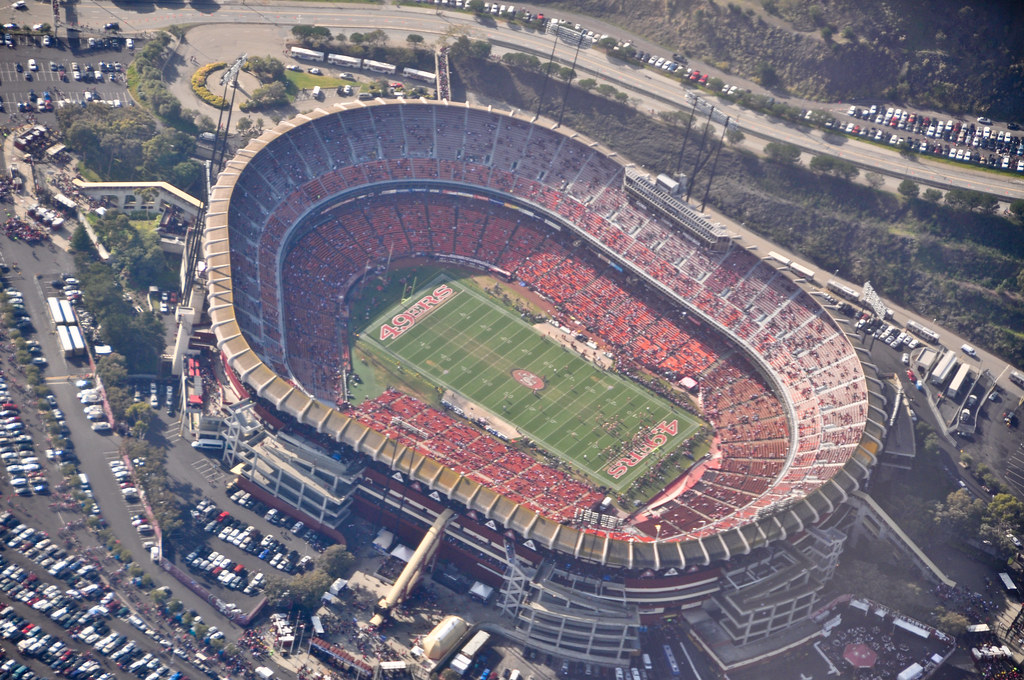 Candlestick park aerial view San Francisco 49ers vs. Detro… Flickr