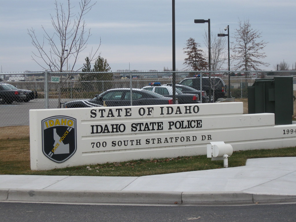 Idaho State Police Entry sign, Idaho State Police Headquar… Flickr
