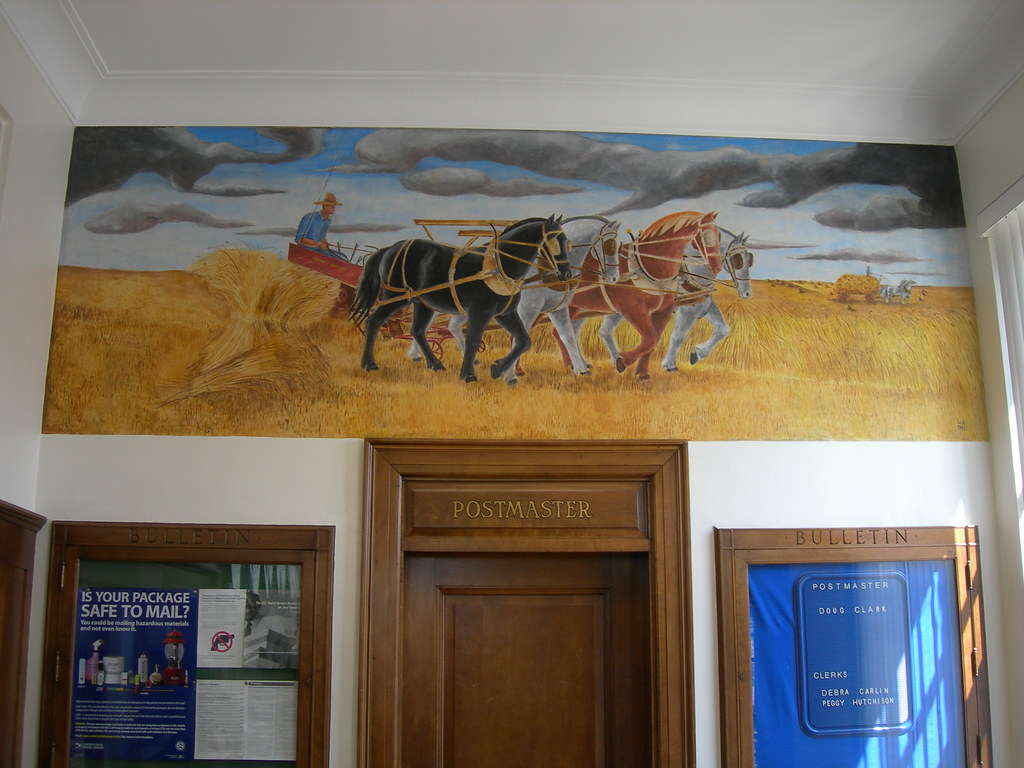 Montpelier Ohio Post Office Mural New Deal mural entitled … Flickr