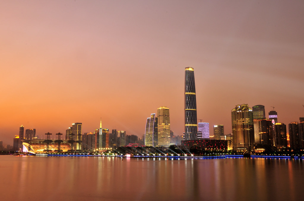 Guangzhou at Dusk Time, Guangdong, China _HXT2067 This is … Flickr