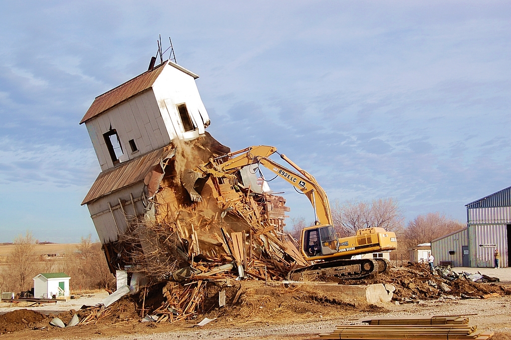 Rokeby Elevator, Rokeby Nebraska Sad day in Rokeby Nebrask… Flickr