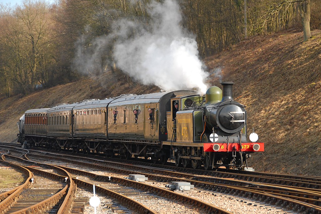 B473 'BIRCH GROVE' SOUTHERN E4 CLASS Horsted Keynes. Blueb… Flickr