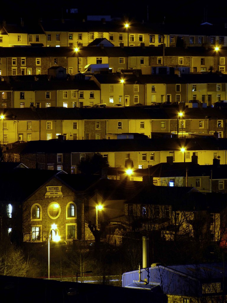 Terrace Houses, Tredegar. . adrianmarkey Flickr