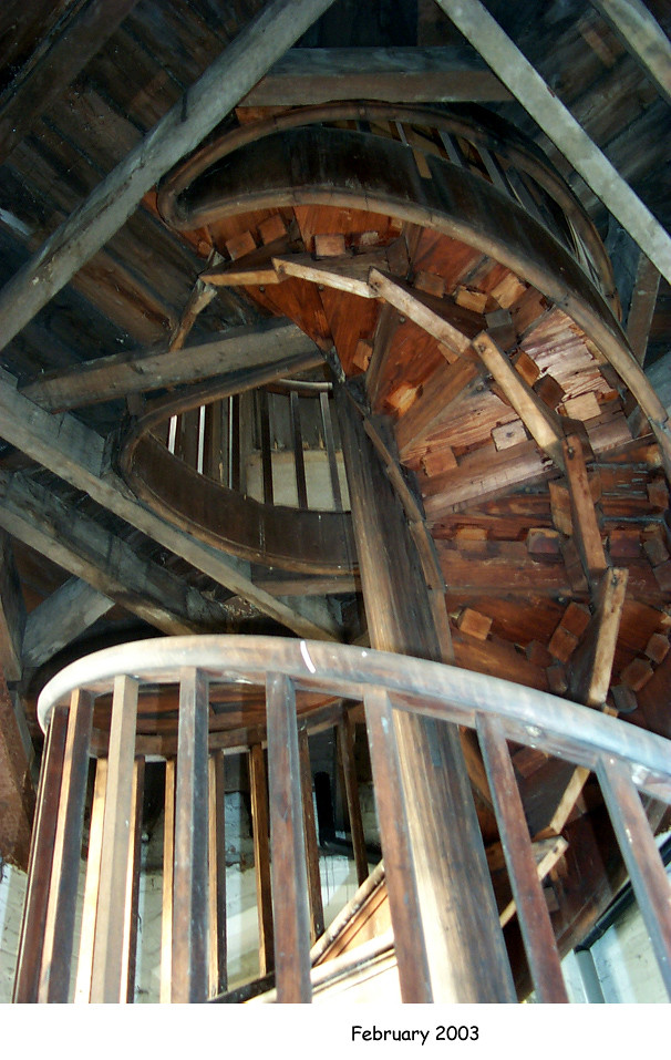 Pendlebury Hall Tower wooden staircase Lord Lucan Flickr