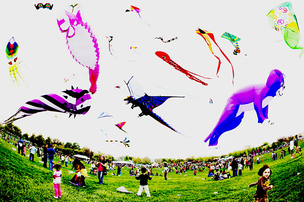 Kites Are Fun! Cue the Free Design..! This is a composite … Flickr