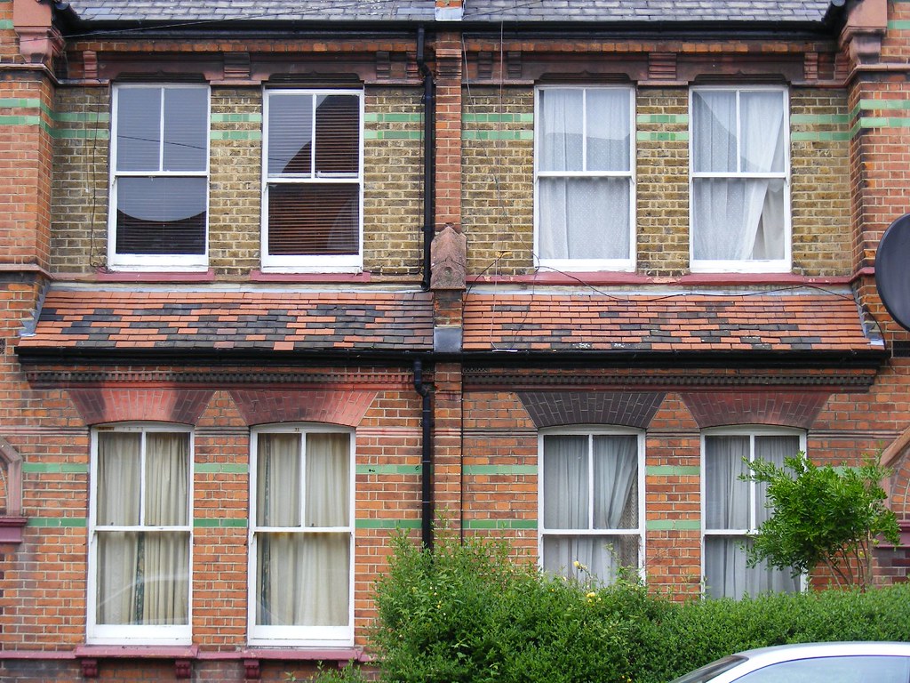 Noel Park Estate N22. Green Brick decoration a photo on Flickriver