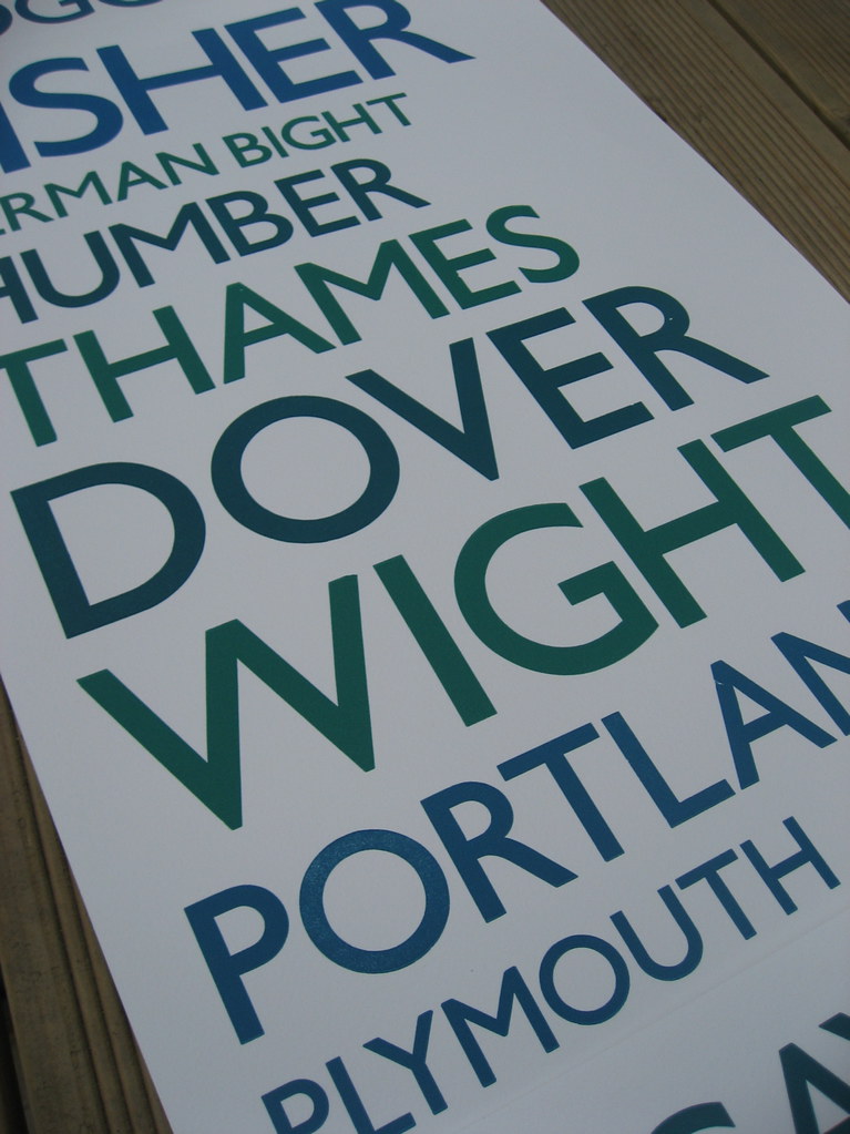 The Shipping Forecast I "Sailing By" Flickr