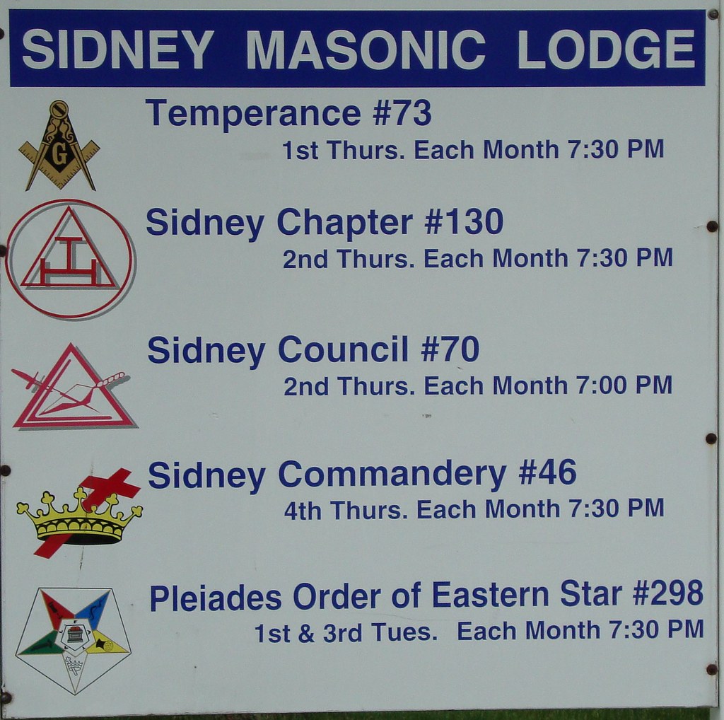 Sidney, Ohio Masonic Lodge, Sidney, Ohio Temperance Lodge … Flickr