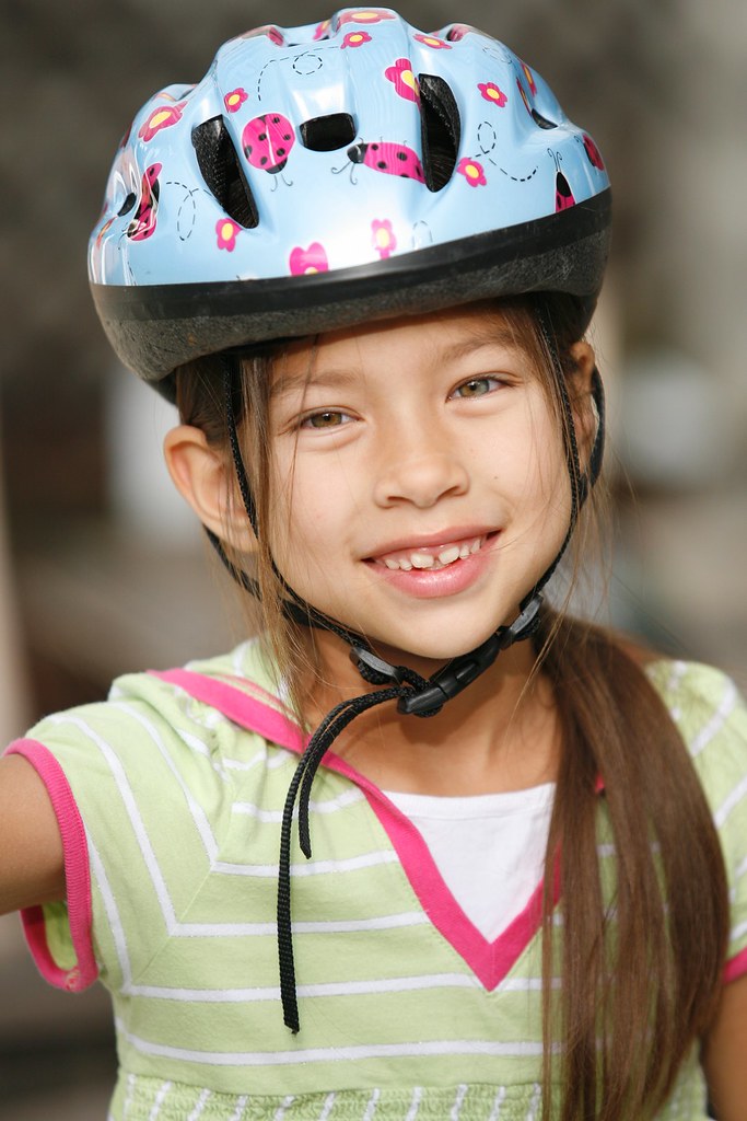 Helmet Girl Two different eyes. Mark A. Ilagan Flickr