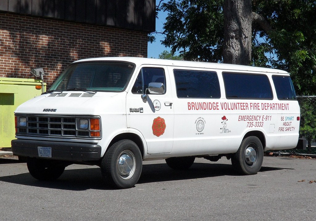 Brundidge Alabama Fire Dept. This 1980's Dodge Ram Van bel… Flickr