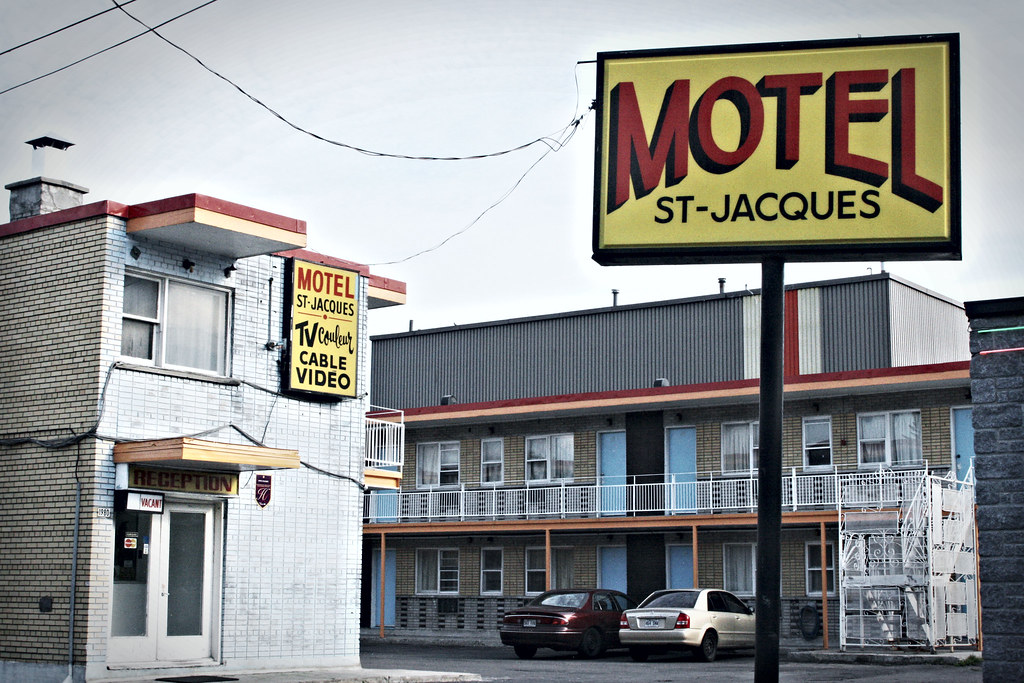 Motel StJacques Behind Spurs country bar in NDG. Deanna Reesor