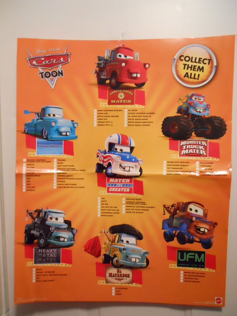 DISNEY CARS KMART COLLECTOR DAY 5 POSTERS (3) justjdm photography