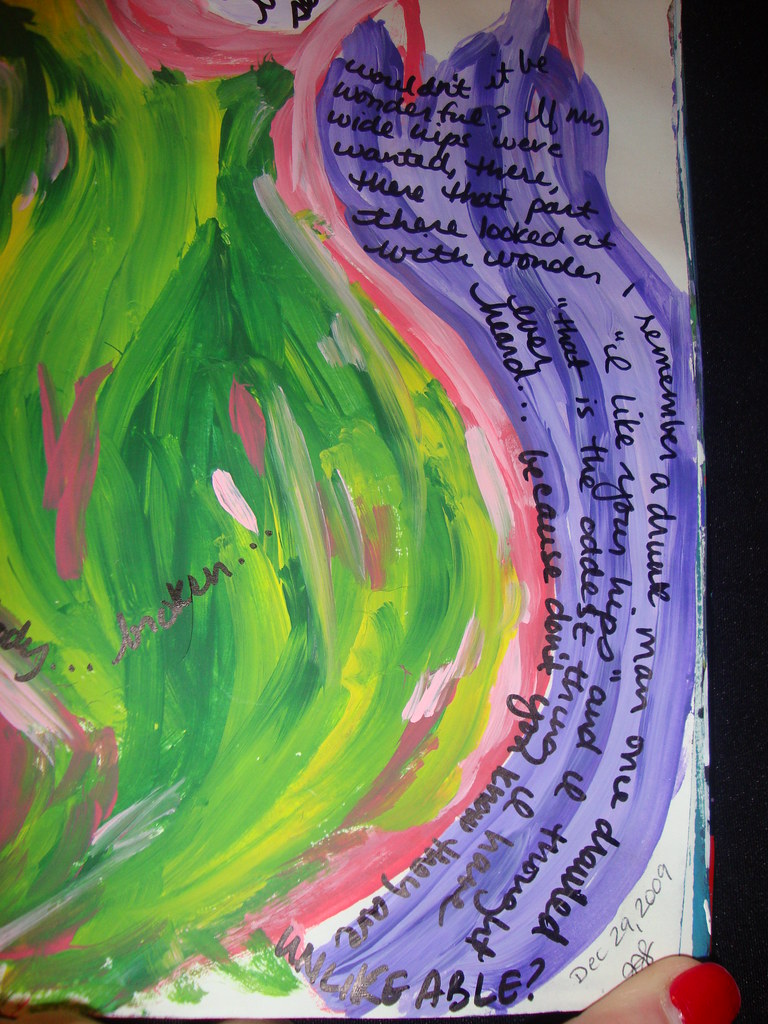 12/29/2009 1/1/2010 Art Journal Body, Paint, Words (Hip… Flickr