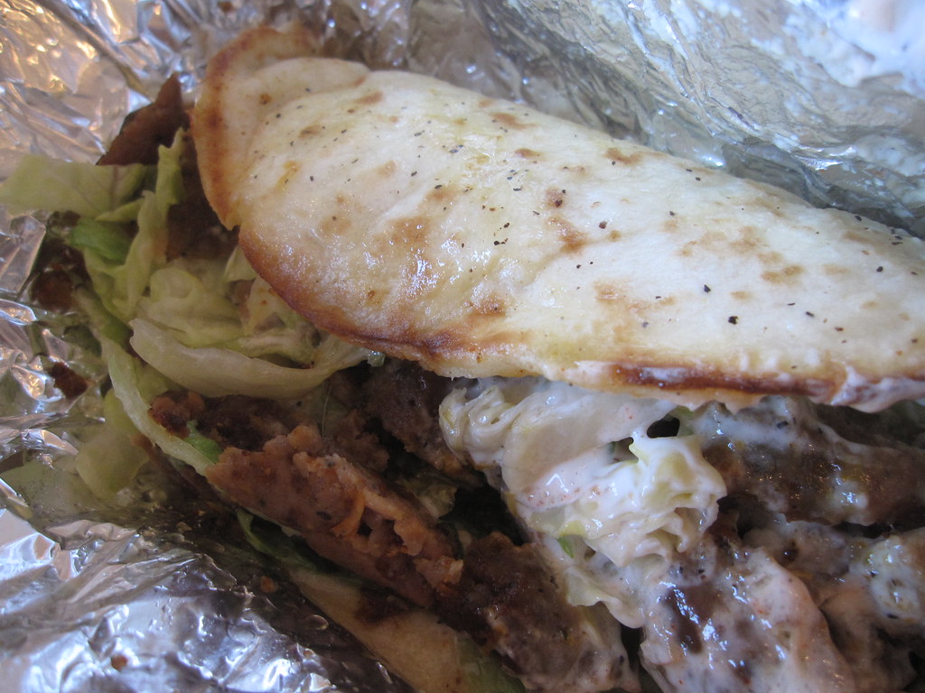 0115 Halal Cart lamb gyro pita posted on LUNCH Front Studio Flickr