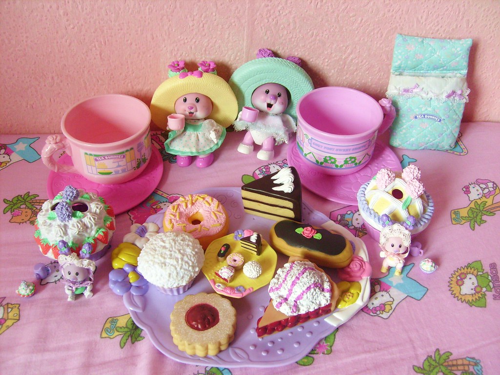 Tomy Tea bunnies lot Tea Bunnies were produced by Tomy in … Flickr
