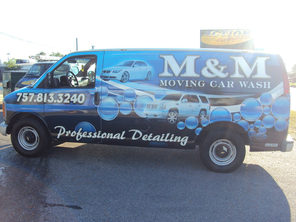 M & M Moving Car Wash Van Wrap AG Wraps Flickr