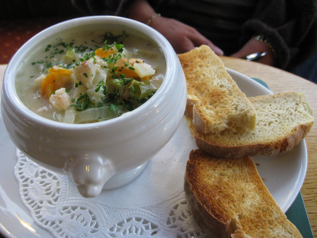 Seafood Chowder at the Fylingdales Inn, Fylingthorpe Flickr
