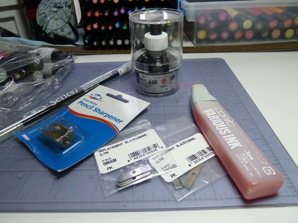 Recent Blick art supplies order Blog entry. Alberto Flickr