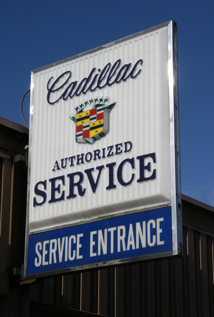 Cadillac Service Sign Plastic sign for Don Massey Cadillac… Flickr