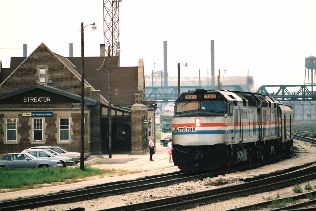 Amtrak Streator, IL Amtrak Train No. 3, the Southwest Ch… Flickr
