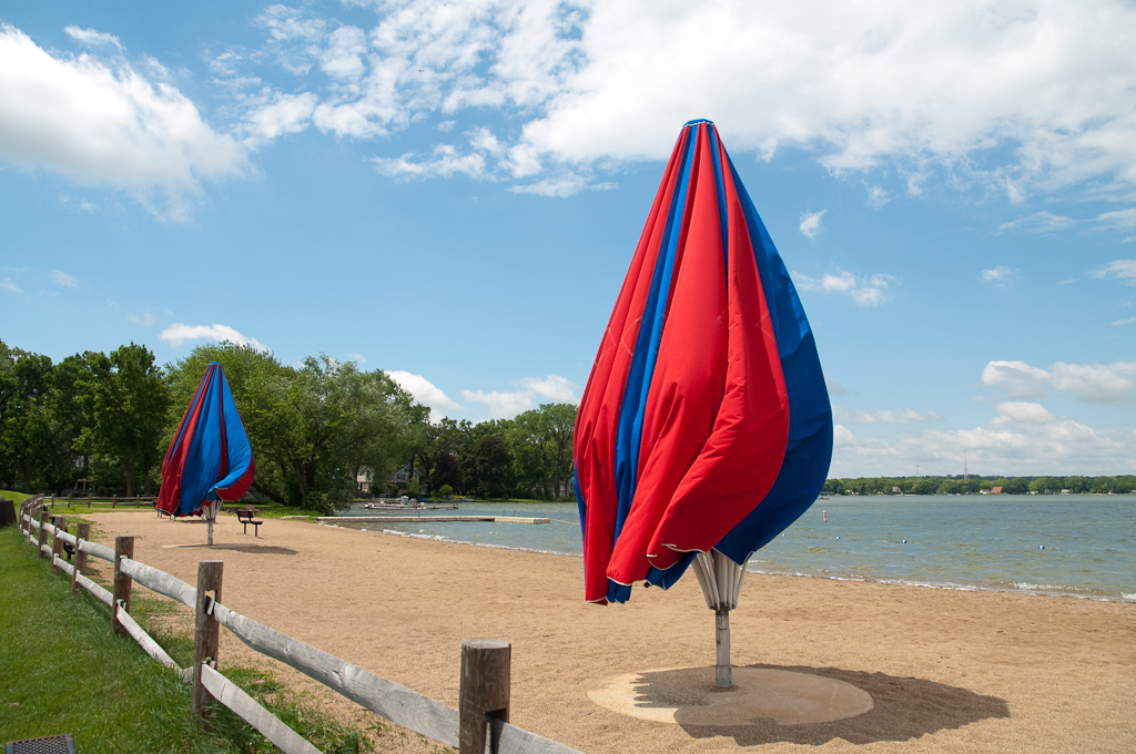 Empty Beach Peterson Park McCullem Lake, Illinois bronenkant Flickr