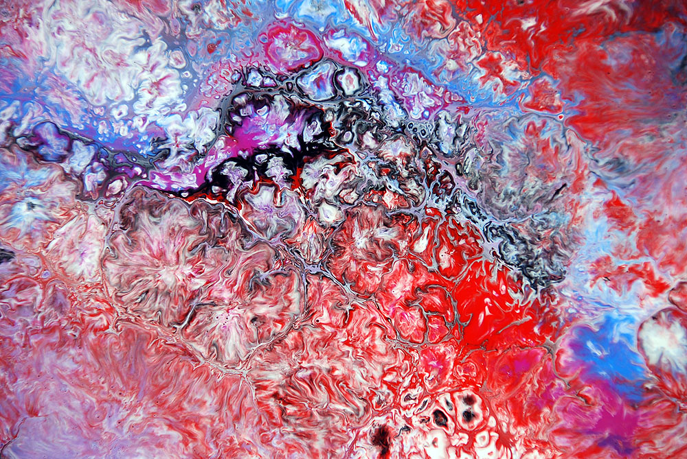 Acid Painting My acrylic abstract painting, completely dry… Flickr
