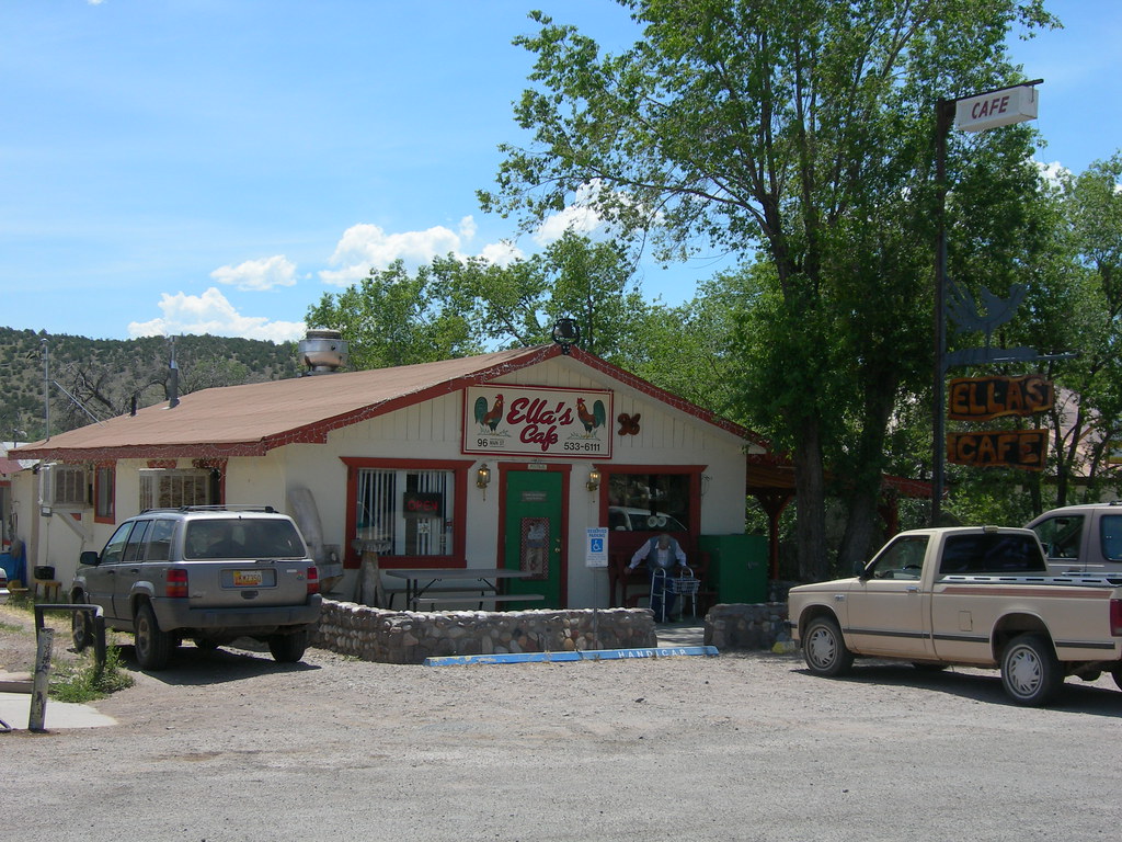 Ella's Cafe Reserve, New Mexico The only place to eat that… Flickr