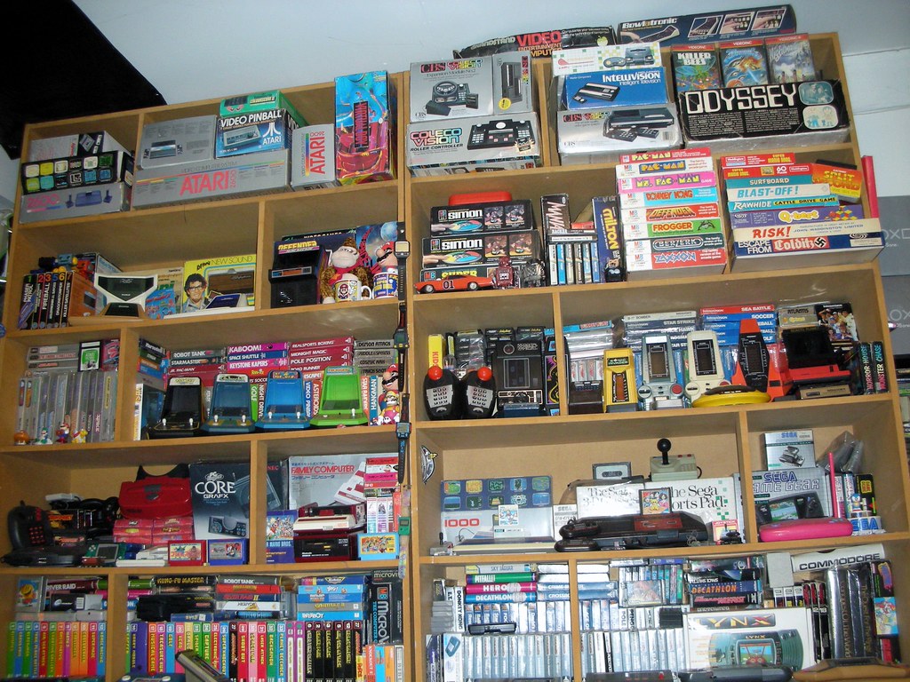 Game Collection Shelves Game Room Pictures kiwigame Flickr
