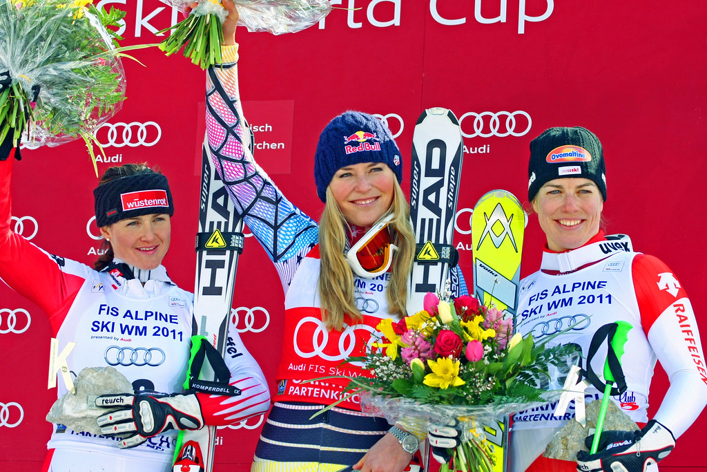 Elisabeth Goergl Lindsay Vonn Nadia Styger 0002 Flickr